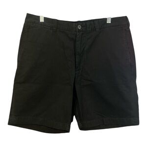 J Crew Stanton Chino Black Shorts NWT Size 35 9” Inseam H1